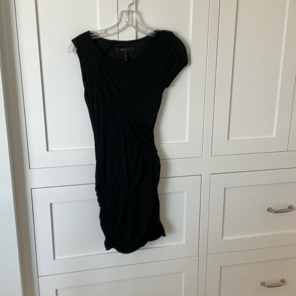 BCBGMaxAzria Black Asymmetrical Dress